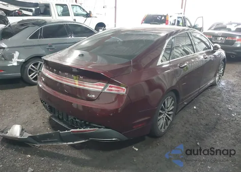 2017 Lincoln Mkz Select z USA, uszkodzony, nr VIN 3LN6L5C96HR658891